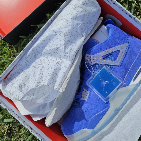 2018 Air Jordan Retro 4 IV Gator PE Promo Samples Rare Sz 12 100 Authentic DS main image 9